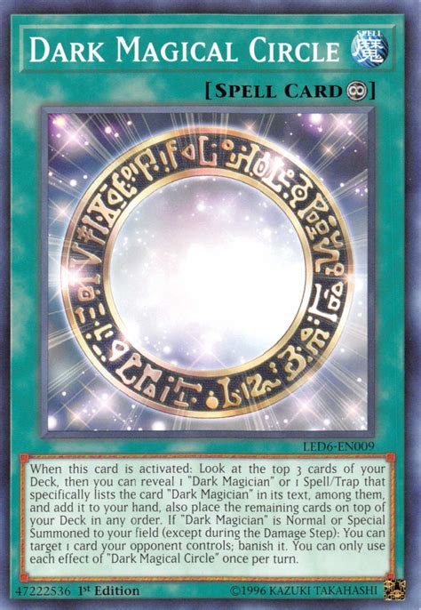 The Magic Circle: A Core Concept in the Yugioh Trading Card Game
